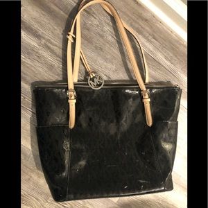 Micheal Kors black tote